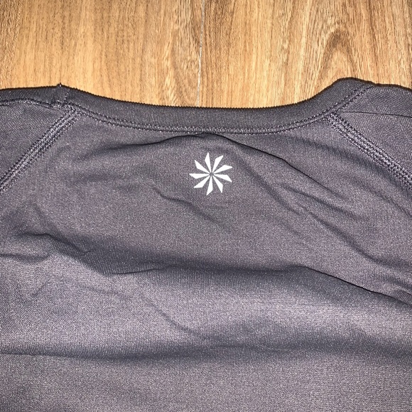 Athleta Textured Gray Long Sleeve | Medium - Picture 4 of 6